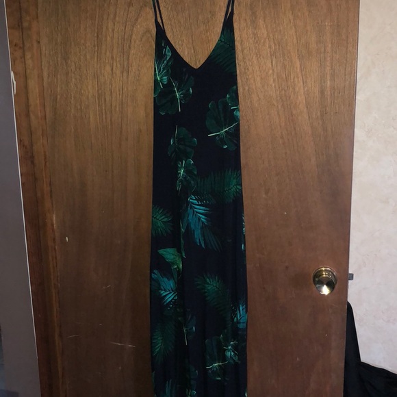 old navy palm leaf dress